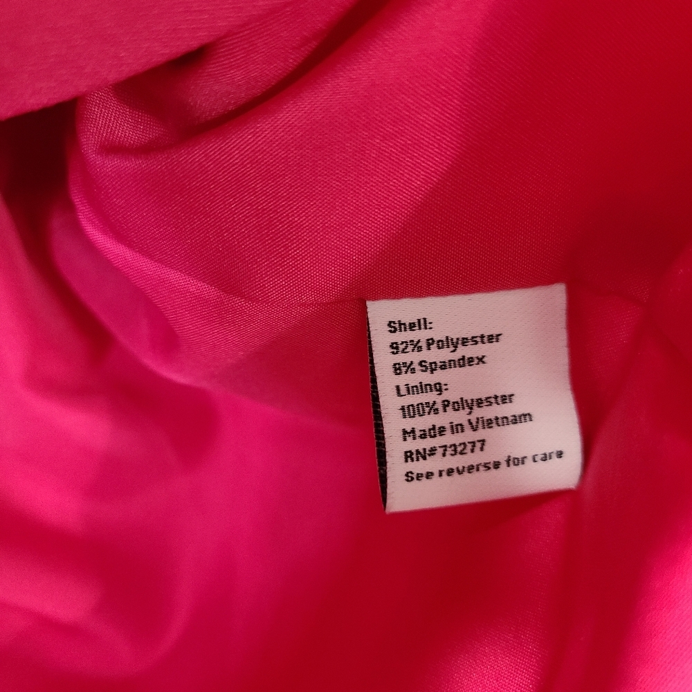 Nine West Pink The Boyfriend Blazer Double-Breasted Suit Jacket Size 8 NWT - Picture 5 of 13